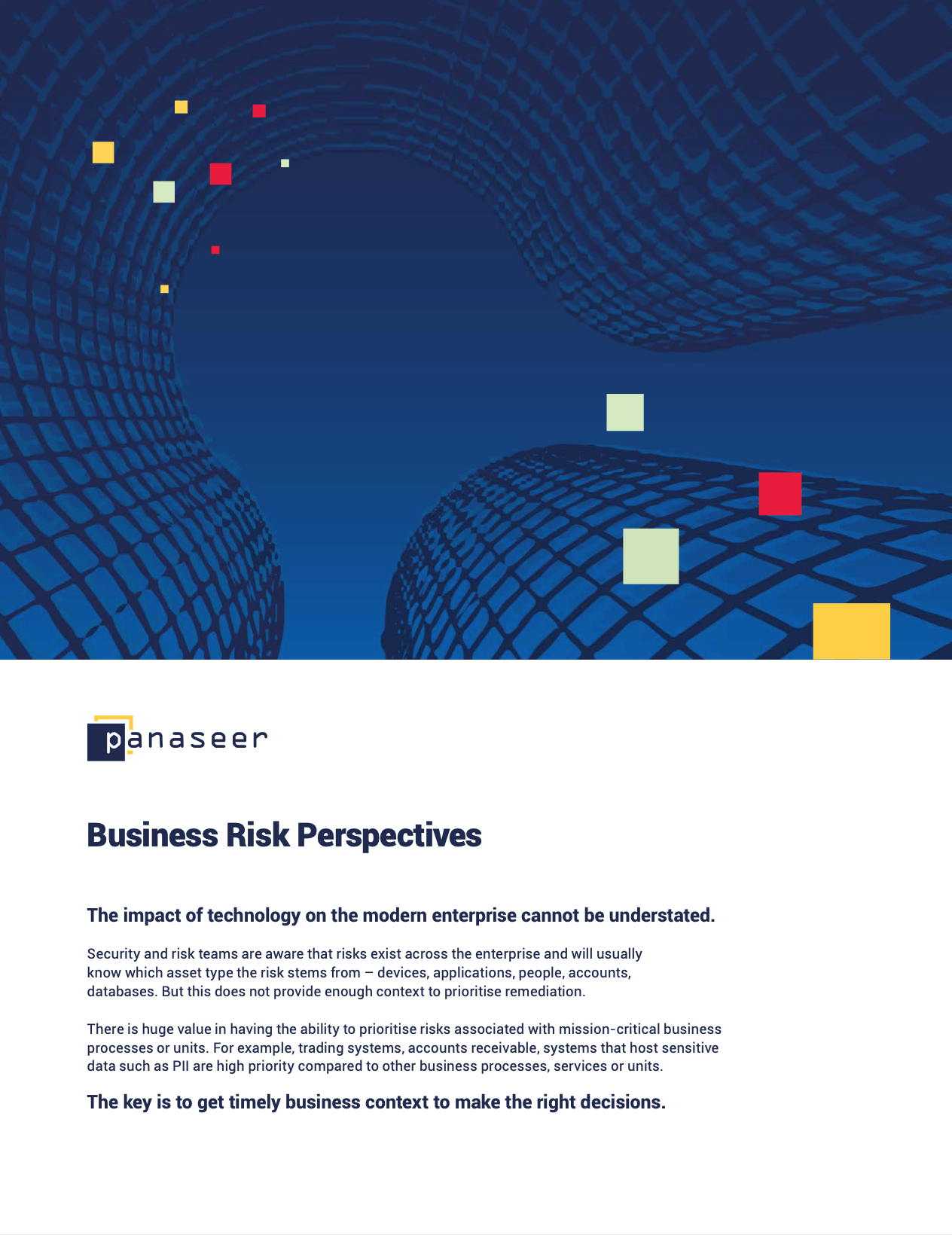 Business Risk Perspectives Overview