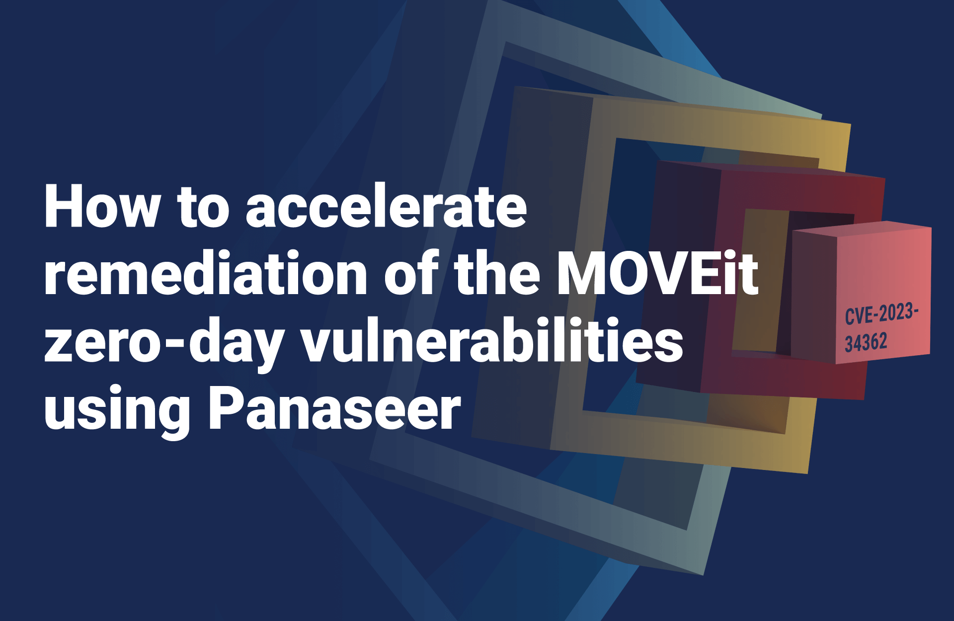 How To Accelerate Remediation Of The MOVEit Zero-day Vulnerabilities ...